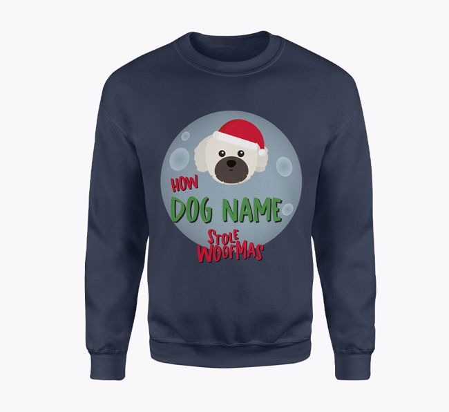 Dog Stole Woofmas: Personalised {breedFullName} Adult Jumper